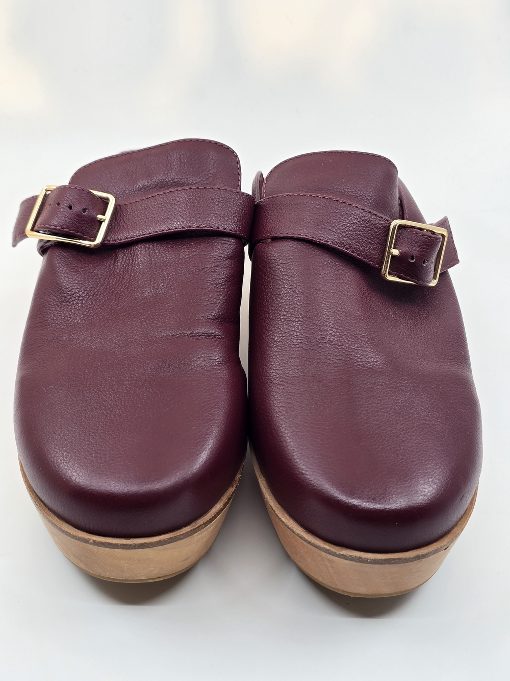 Charlotte Stone- "Sam" Mule Clogs -Color: Burgundy- Size:11 -Very Good Condition